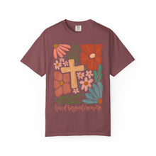 Loved Beyond Measure Shirt | Floral Cross Comfort Colors Tee | Christian Faith Wildflower T-Shirt