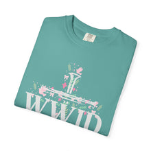 WWJD He Would Love First Floral Tee | Comfort Colors Faith Shirt
