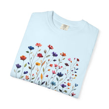 Floral Meadow T-Shirt — Colorful Watercolor Wildflower Tee