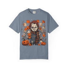 Creepy Doll Halloween Graphic T-Shirt – Cute Fall Horror Tee