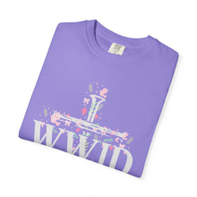 WWJD He Would Love First Floral Tee | Comfort Colors Faith Shirt