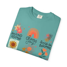 Positive Affirmations Floral T-Shirt | Comfort Colors Inspirational Tee | Wildflower Positive Doodle Shirt | Mental Health Gift