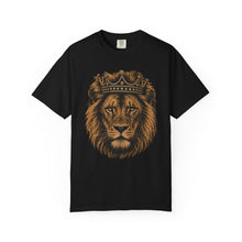 Lion King Crown Shirt, Comfort Colors Leo Tee, Unisex Lion Head T-Shirt