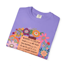 Boho Floral 'Note to Self' Tee — Positive Affirmation Comfort Colors T-Shirt