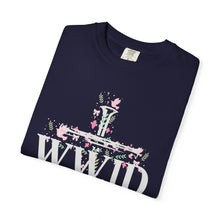 WWJD He Would Love First Floral Tee | Comfort Colors Faith Shirt