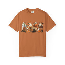 Halloween Latte Shirt, Pumpkin Spice Tee, Comfort Colors Fall Coffee Shirt Unisex