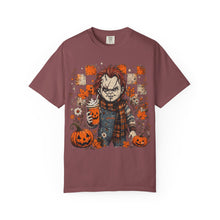 Creepy Doll Halloween Graphic T-Shirt – Cute Fall Horror Tee