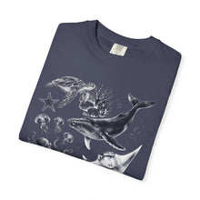 Sea Creatures Comfort Colors® Tee | Unisex Ocean Lover Graphic T-Shirt