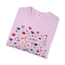 Floral Meadow T-Shirt — Colorful Watercolor Wildflower Tee