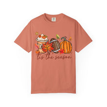 Tis The Season Shirt | Fall Pumpkin Spice Football Comfort Colors Tee | Autumn Vibes Thanksgiving Shirt