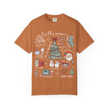 Tis The Season Shirt | Christmas Favorite Things Comfort Colors Tee | Cute Holiday Activities T-Shirt