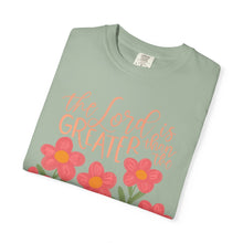 The Lord Is Greater Than the Giants You Face T-Shirt — Floral Christian Faith Tee