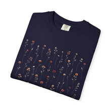 Botanical Wildflower T-Shirt | Pressed Flower Comfort Colors Graphic Tee