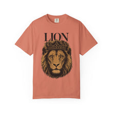 Lion King Crown Shirt, Comfort Colors Leo Tee, Unisex Lion Head T-Shirt