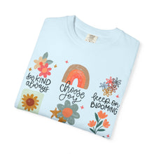 Positive Affirmations Floral T-Shirt | Comfort Colors Inspirational Tee | Wildflower Positive Doodle Shirt | Mental Health Gift