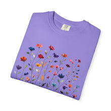 Floral Meadow T-Shirt — Colorful Watercolor Wildflower Tee