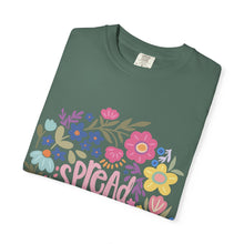 Spread Love Botanical Flower T-Shirt — Inspirational Floral Tee
