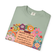 Boho Floral 'Note to Self' Tee — Positive Affirmation Comfort Colors T-Shirt