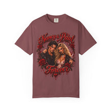 Personalized Gothic Couple Shirt with Custom Photo & Names – Dark Romance Couple’s Gift