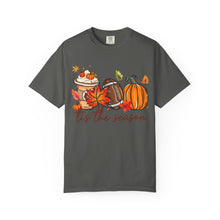 Tis The Season Shirt | Fall Pumpkin Spice Football Comfort Colors Tee | Autumn Vibes Thanksgiving Shirt
