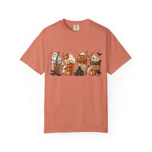 Halloween Latte Shirt, Pumpkin Spice Tee, Comfort Colors Fall Coffee Shirt Unisex