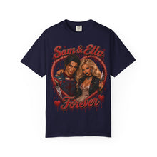 Personalized Horror Couple Shirt, Custom Photo & Names, Spooky Couple Portrait Tee, Halloween Couple Gift