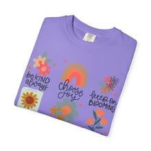 Positive Affirmations Floral T-Shirt | Comfort Colors Inspirational Tee | Wildflower Positive Doodle Shirt | Mental Health Gift