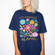 Kindness Bloom Floral T-shirt — "Let the kindness bloom" Comfort Colors® Tee