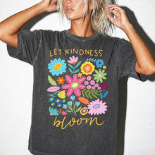 Kindness Bloom Floral T-shirt — "Let the kindness bloom" Comfort Colors® Tee