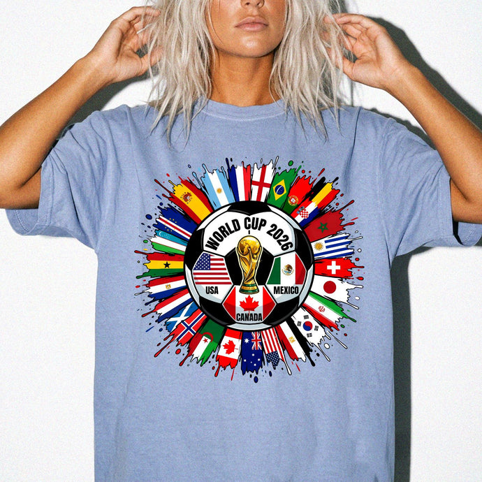 World Cup 2026 Soccer Comfort Colors® T-Shirt - Unisex Tee