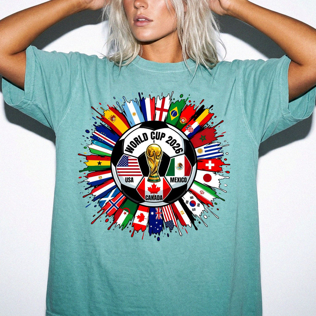 World Cup 2026 Soccer Comfort Colors® T-Shirt - Unisex Tee