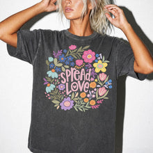 Spread Love Botanical Flower T-Shirt — Inspirational Floral Tee