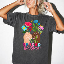 Spread Kindness Floral Comfort Colors T-Shirt, Spiritual Tee