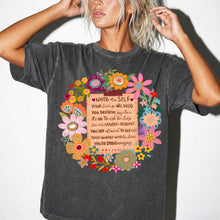 Boho Floral 'Note to Self' Tee — Positive Affirmation Comfort Colors T-Shirt