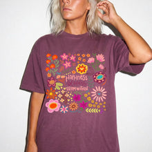 Happiness Bloom From Within Tee | Floral Comfort Colors T-Shirt