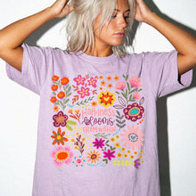 Happiness Bloom From Within Tee | Floral Comfort Colors T-Shirt