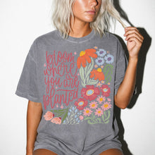 Bloom Where You Are Planted Wildflower Comfort Colors® Tee | Inspirational Floral Graphic Shirt