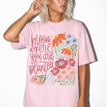 Bloom Where You Are Planted Wildflower Comfort Colors® Tee | Inspirational Floral Graphic Shirt