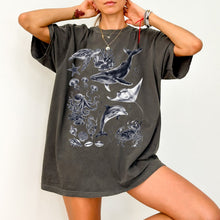 Sea Creatures Comfort Colors® Tee | Unisex Ocean Lover Graphic T-Shirt