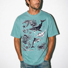 Sea Creatures Comfort Colors® Tee | Unisex Ocean Lover Graphic T-Shirt