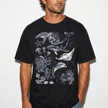 Sea Creatures Comfort Colors® Tee | Unisex Ocean Lover Graphic T-Shirt