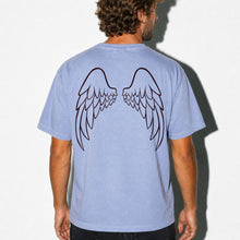 Angel Wings Comfort Colors® T-Shirt | Minimalist Back Print Unisex Graphic Tee