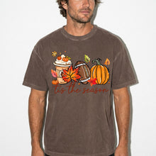 Tis The Season Shirt | Fall Pumpkin Spice Football Comfort Colors Tee | Autumn Vibes Thanksgiving Shirt