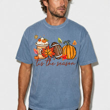 Tis The Season Shirt | Fall Pumpkin Spice Football Comfort Colors Tee | Autumn Vibes Thanksgiving Shirt