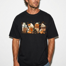 Halloween Latte Shirt, Pumpkin Spice Tee, Comfort Colors Fall Coffee Shirt Unisex