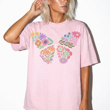 Colorful Floral Butterfly FRONT T-Shirt | Comfort Colors Boho Graphic Tee