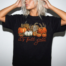 It's Fall Y'all Shirt | Leopard Pumpkin Comfort Colors Tee | Cute Autumn Pumpkin Patch Shirt