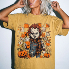 Creepy Doll Halloween Graphic T-Shirt – Cute Fall Horror Tee