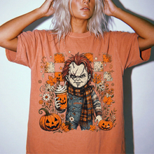 Creepy Doll Halloween Graphic T-Shirt – Cute Fall Horror Tee
