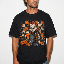 Creepy Doll Halloween Graphic T-Shirt – Cute Fall Horror Tee